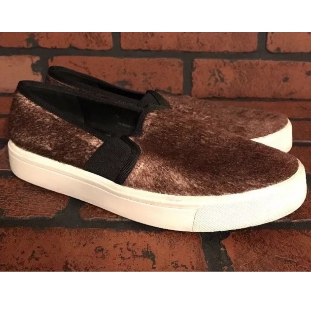 Vince Calf Fur Slip On Shoes Women’s Size 7M